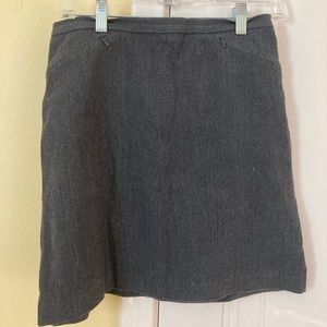 Grey mini skirt